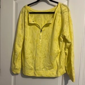 Lightweight sweatshirt.